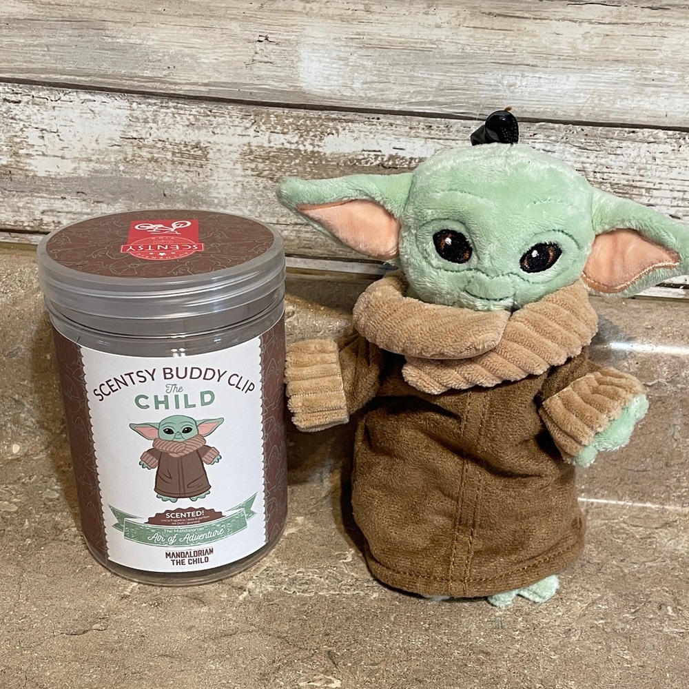 Scentsy The Child Buddy Clip Plush -Mandalorain The Child, Yoda
